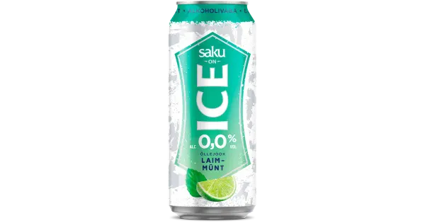 Saku On Ice laimi-mündi alkoholivaba õlu 500 ml