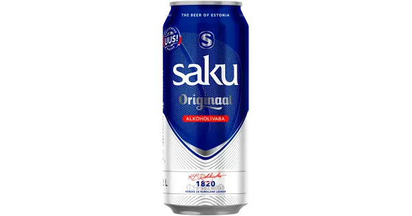 Saku Originaal alk.vaba õlu, 500ml