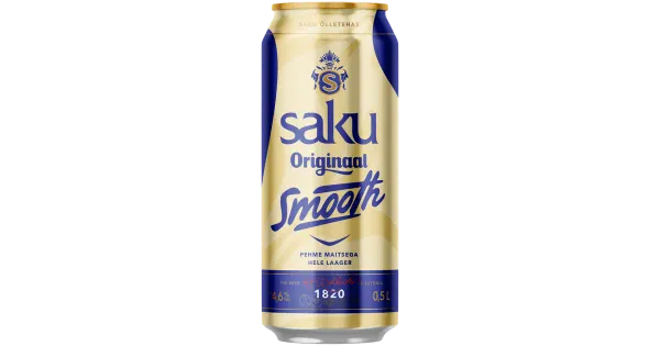 Saku Originaal Smooth õlu 4,6%vol 500 ml