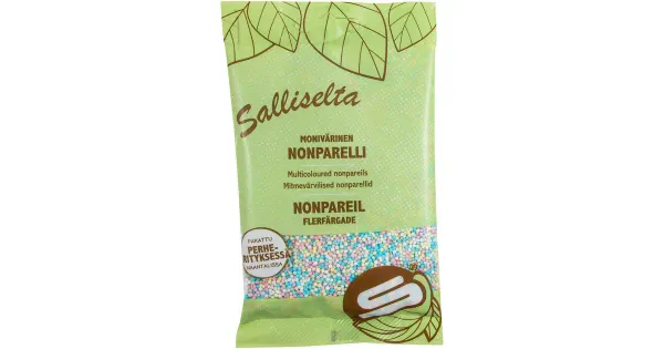 Sallinen mitmevärvilised nonparellid 100 g