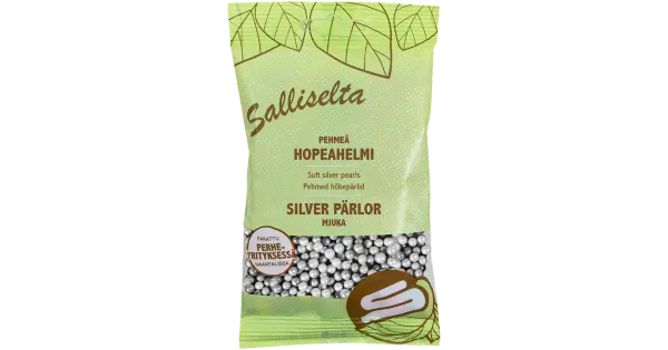 Sallinen pehmed hõbepärlid, 80g