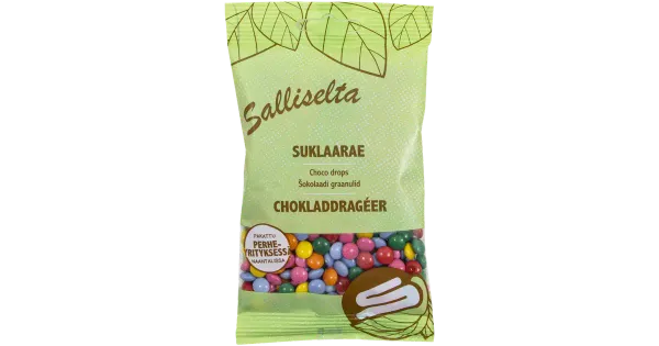 Sallinen šokolaadidražee, 90g