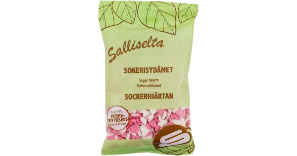 Sallinen suhkrusüdamed, 100g