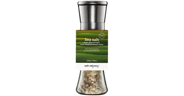 Salt Odyssey meresool vahemere ürtidega veskis 160 g