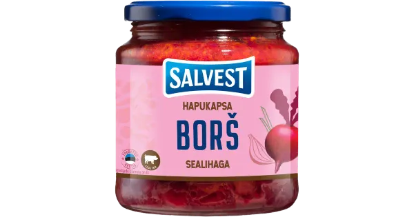Salvest hapukapsaborš sealihaga 530 g