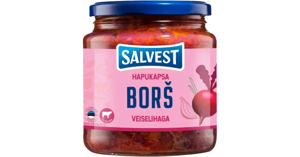 Salvest hapukapsaborš veiselihaga 530 g