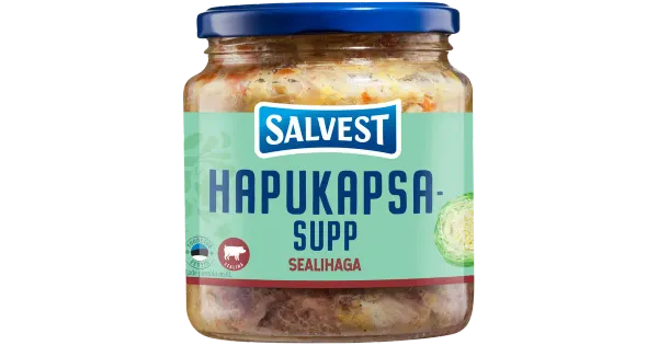 Salvest hapukapsasupp 530 g sealihaga