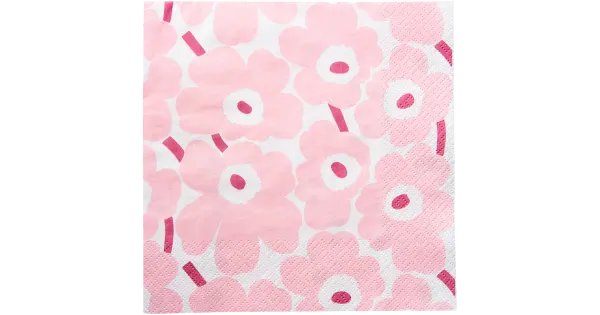 Salvrätik Marimekko Mini Unikko roosa 24cm