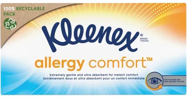 Salvrätikud Kleenex Allergy Comfort 3-kihiline 56tk