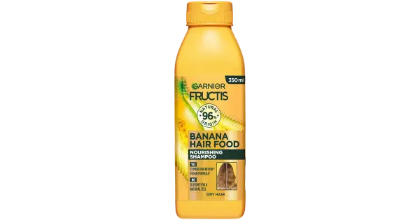 Šampoon Garnier Fructis Hair Food Banana kuivadele juustele 350ml