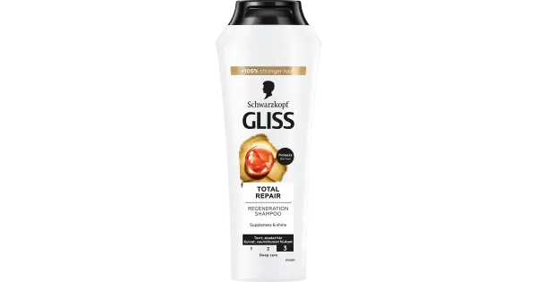 Šampoon Gliss total repair deep care 250ml