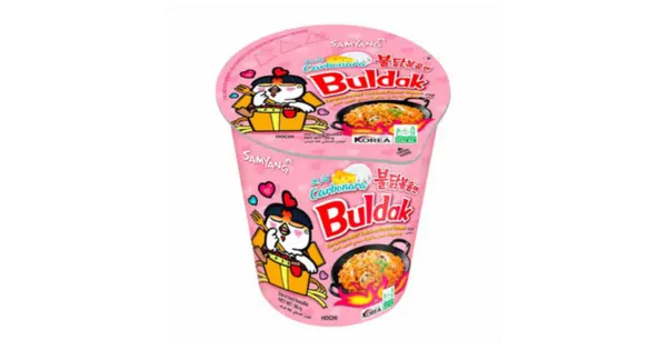 Samyang Buldak ramen kiirnuudlid tuline kana carbonara samyang, tops 80g