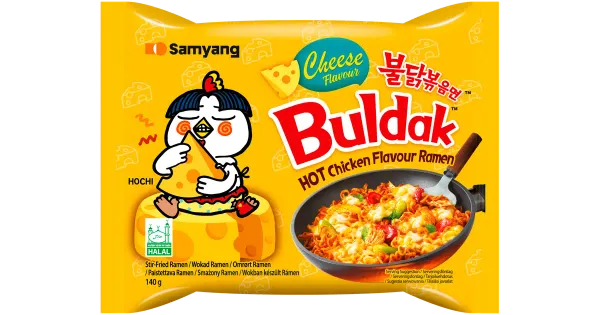 Samyang korea ramen kiirnuudlid tuline kana juustuga 140g