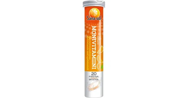 Sana-Sol joogitabletid multivitamiinidega 20 tk