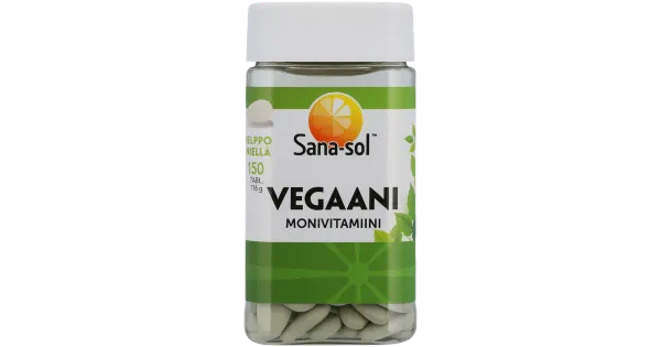 Sana-Sol Vegan multivitamiinid 150tk