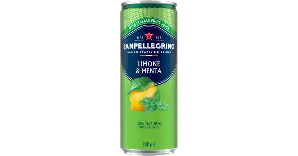 Sanpellegrino Naturali Sidruni-ja mündimaitseline karastusjook, 330 ml