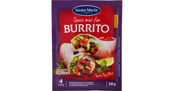 Santa Maria  burrito maitseainesegu 28 g