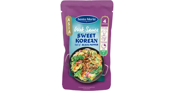 Santa Maria Magus koreapärane pipraga vokikaste 150g