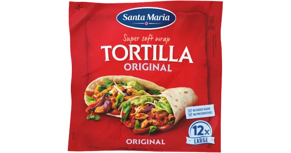 Santa Maria Original Large tortilja, 12 tk 742 g