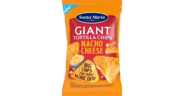 Santa Maria suured juustumaitselised tortillalaastud, 160 g