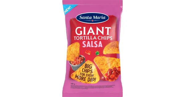 Santa Maria suured salsamaitselised tortillalaastud, 160 g