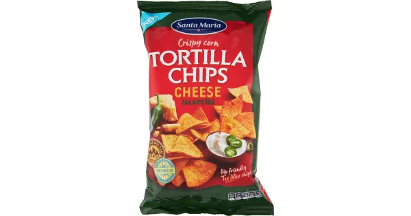 Santa Maria  tortilla krõpsud juustu ja jalapenoga 185g