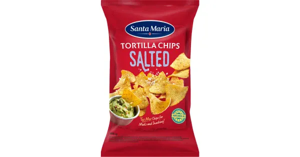 Tortilja krõpsud kerge soolaga, SANTA MARIA, 185 g