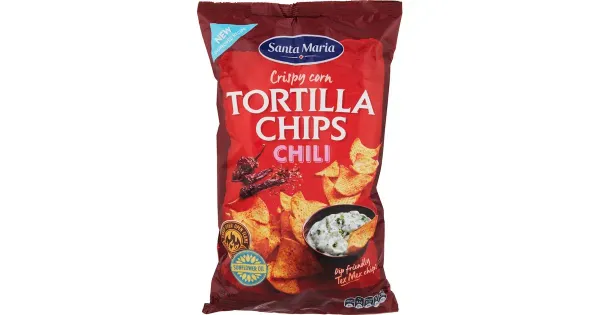 Santa Maria tortillakrõpsud tšilli 185g