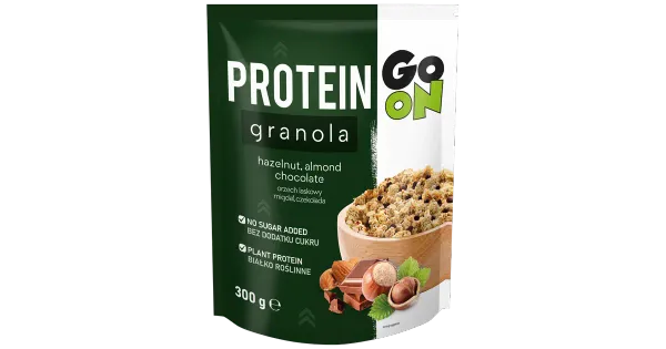 Sante go on protein granola röstitud müsli pähklite ja šokolaadiga 300 g