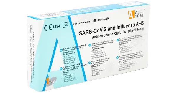 Sars-Cov-2 ning A/B gripi ühiskiirtest Alltest