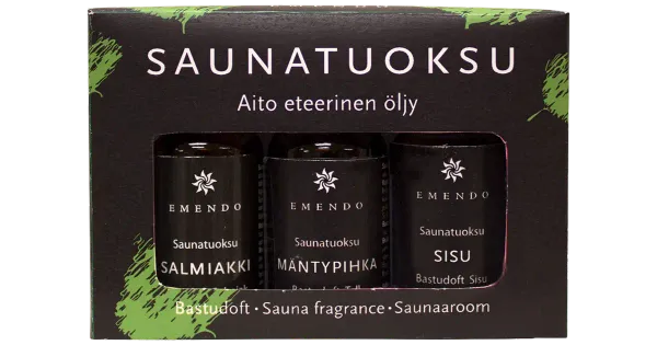 Sauna leiliaroomid 3 x 10 ml, must