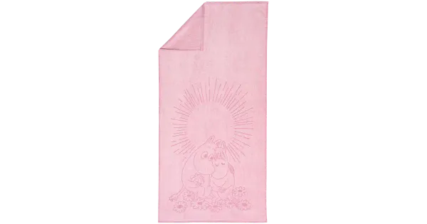 Saunalina Muumid Kullakesed 70x140 roosa