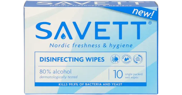 Savett desinfitseerivad lapid 10tk