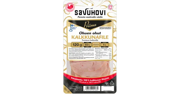 Savuhovi Õhuke kalkunifilee viil 120g