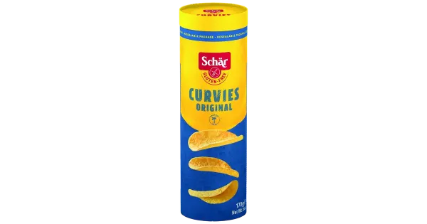 Schär Curvies Original kartulikrõpsud, gluteenivaba 170g