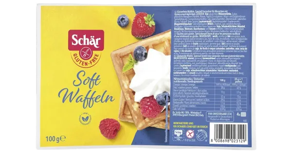 Schär Pehmed Vahvlid, Gluteenivaba 100 G