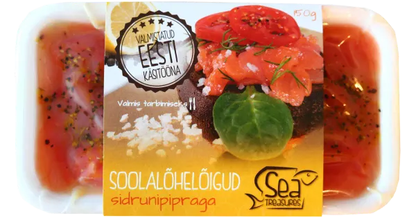 Sea Treasures Soolalõhelõigud Sidrunpipraga 150 G