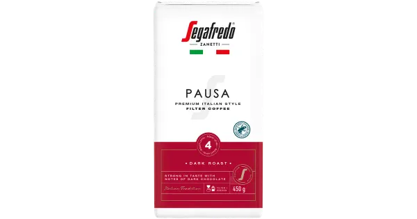 Segafredo filtri- ja presskannukohv Pausa 450 g
