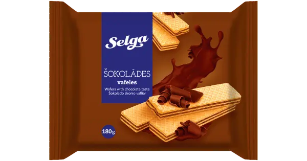 Selga šokolaadimaitseline vahvel 180 g