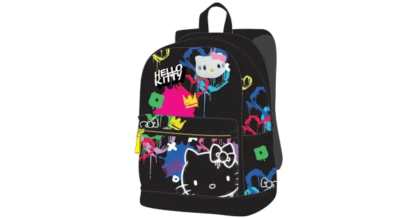 Seljakott cross hello kitty neon black