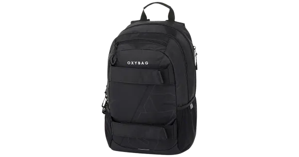 Seljakott oxy sport must, 32 x 15 x 46 cm, ergonoomiline