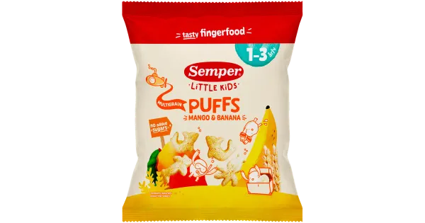 Semper mitmevilja mangosnäkid, 1-3 a, ökoloogiline, 18g