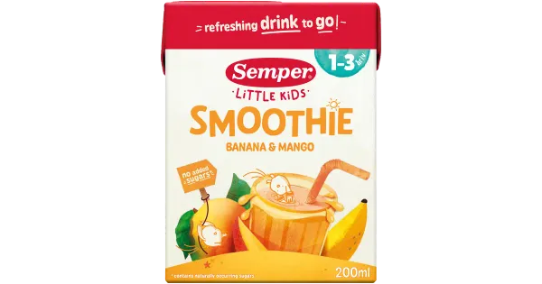 Semper smuuti banaani-mango 200 ml, alates 12-elukuust