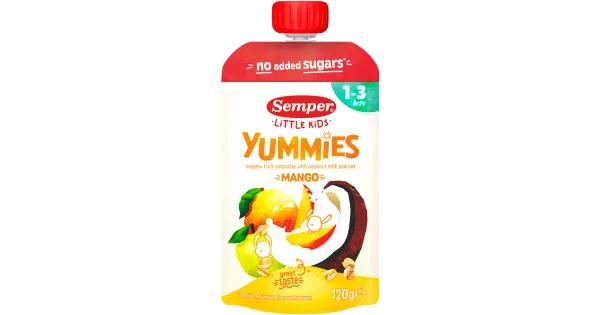 Semper Yummies smuuti mango 120g 1-3a