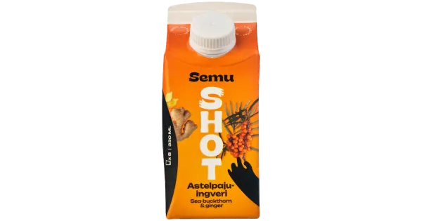 Semu astelpaju-ingveri shot 330ml