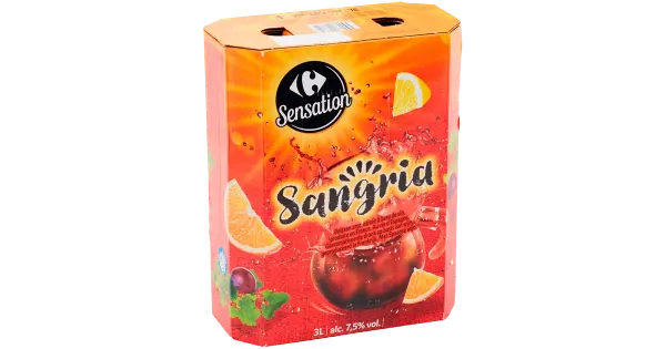 Sensation Sangria 7,5%vol aromatiseeritud veinijook 3 l
