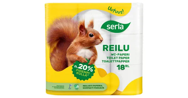 Serla Reilu tualettpaber 18rulli