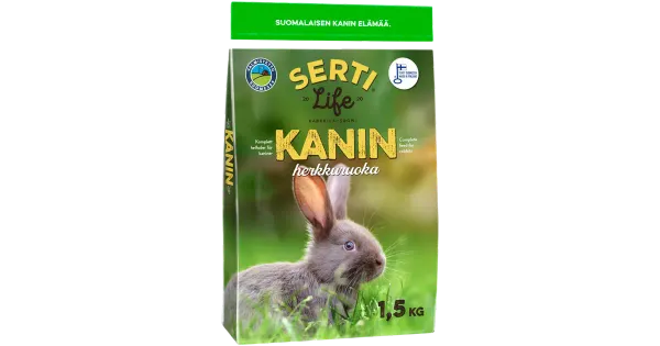 SERTI LIFE täissööt jänestele 1,5kg