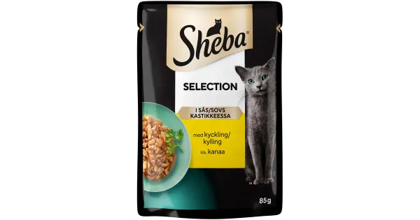 Sheba täissööt kassidele kanalihaga kastmes 85g