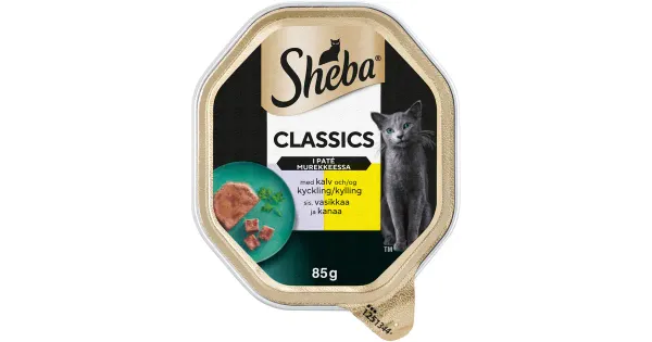 Sheba täissööt kassidele vasikalihaga 85 g